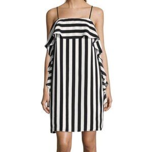 NWOT Nicole Miller New‎ York Stripe Ruffle Dress 2